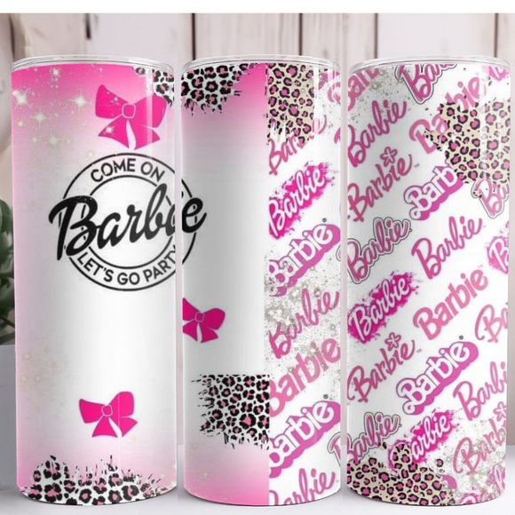 Barbie Animal Print 20oz Skinny Tumbler Insulated Cup - Picture 12 of 12